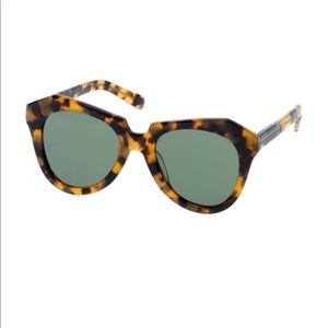 KAREN WALKER number one sunglasses tortoise shell